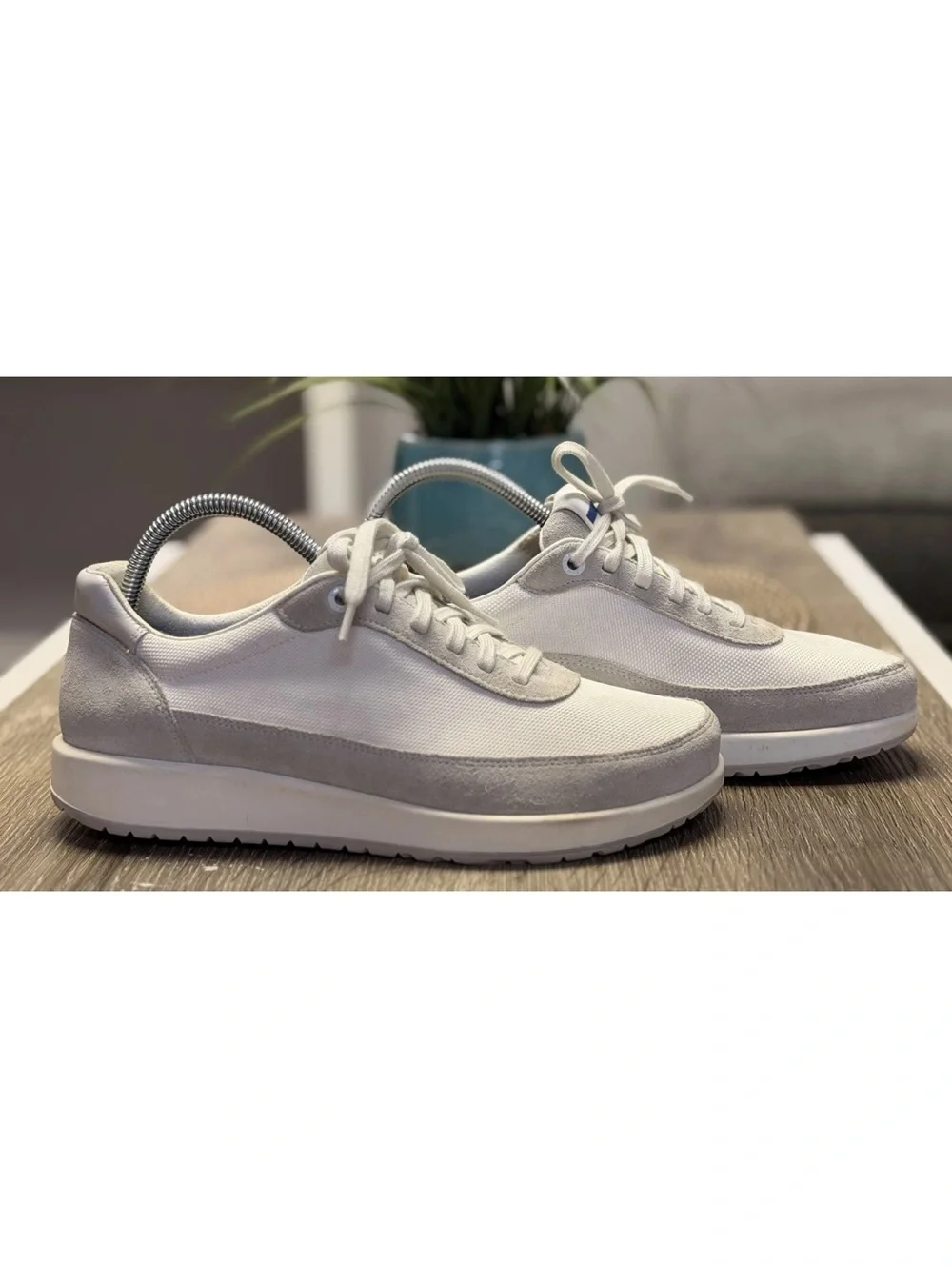 Birkenstock Honnef City Shoes White Textile Walking Low Top Sneakers Size L8 M6